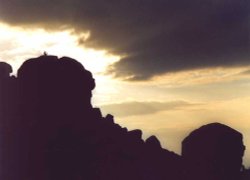 A picture of Cow and Calf Rocks
