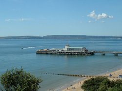 Bournemouth Pier in summer