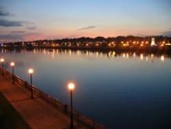 Preston Dock-Night Scene-10 August 2004