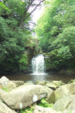Foss Waterfall, Beck Hole, Goathland, North Yorkshire Moors.