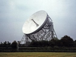 Lovell telescope: scan of an old 6x4 print