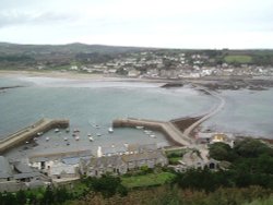 Marazion from St Michaels Mount, Cornwall