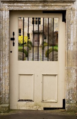 Entrance to Avebury Manor, Wiltshire