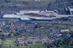 Steel works and ebbw vale