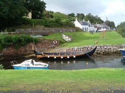 Corrie Harbour on the Isle of Arran, Scotland