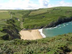Mwnt beach, Cardigan Bay, Wales