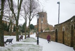 Squires hill just off the High street, Rothwell, Northamptonshire