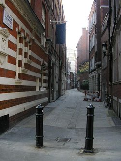 Lewisham street in Westminister district of London