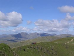 Taken on a brilliant August day in 2004, by my father, on Coniston Old Man, Cumbria