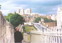 The ancient walls of York, North Yorkshire