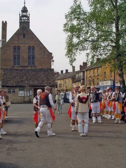 Morris Dancers in Moreton-in-Marsh on May Day 2005