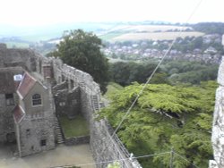 Carisbrooke Castle, on the Isle of Wight
