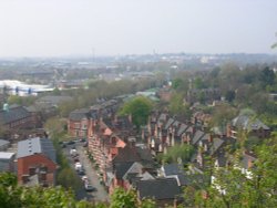 Town of Nottingham (view from the castle)