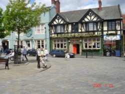 Town Square in Pontefract, West Yorkshire