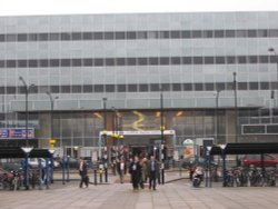 Milton Keynes train station, central Milton Keynes