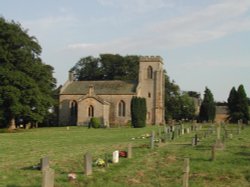 St.Michael's Church in the village of WALL in the county of NORTHUMBERLAND - August 2003