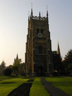 Evesham Abbey bell tower. Evesham, Worcestershire