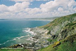 Looking towards Whitsands Bay from Rame Head, Cornwall