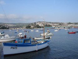 Shaldon Beach, Shaldon on the Teign estuary. Devon