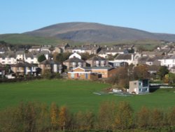 Holborn Hill, Millom, Cumbria.  Black Combe in the background.