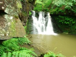 Harden Waterfall near bingley, West Yorkshire