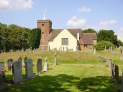 St. Annes church Minstead, Dorset. Burial place of Sir Arthur Conan Doyle.