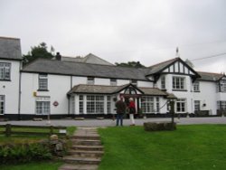 Two bridges hotel. In the middle of Dartmoor.