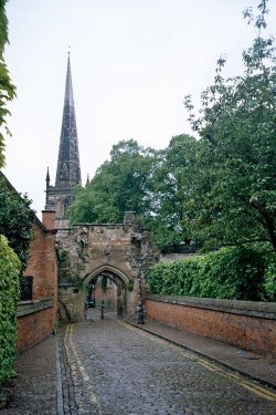 Castle View and St Mary-de Castro in Leicester - June 2005