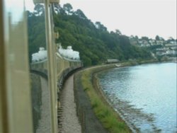 Approaching Kingswear by steam.