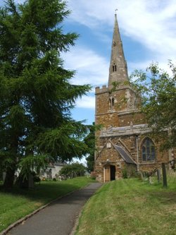 The fine old church at Tilton-on-the-Hill, Leicestershire