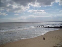 Frinton Beach. Frinton on Sea, Essex