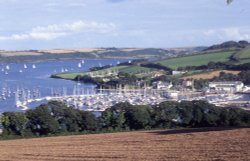 Mylor, Cornwall. Beautiful Mylor Yacht Harbour near Falmouth in Cornwall