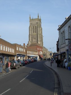 Church St. in Cromer, Norfolk