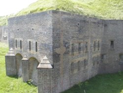 Western Heights Defences in Dover, Kent. - Drop Redoubt Fort - Open 3rd/4th June 2006