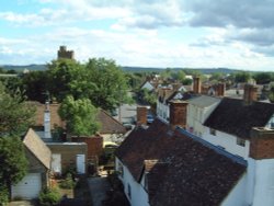 Silsoe High Street, viewing south Silsoe, Bedfordshire