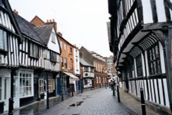 Friar street in Worcester