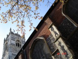 Ancient church in Ipswich City Centre, Suffolk
