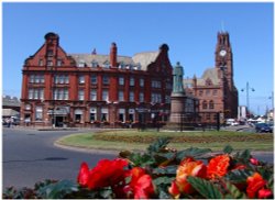 Downtown Barrow in Furness, Cumbria