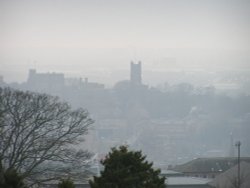 Picture of Lancaster taken from the Ashton Memorial