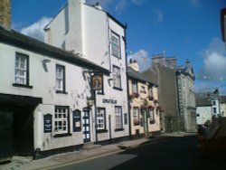 A veiw of 2 pubs in Ulverston, Cumbria