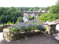 Beautiful Knaresborough in June. Knaresborough, North Yorkshire