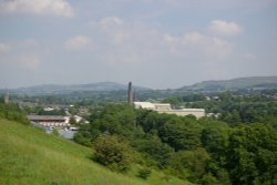 Overlooking Paper Mill in Ramsbottom from St.Catherines Way.