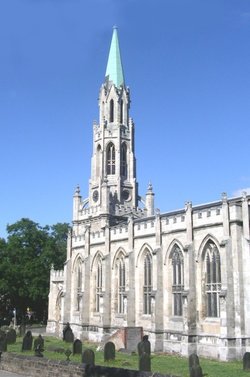 Christ church in central Doncaster, South Yorkshire
