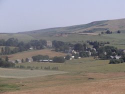 A view of Elsdon village in Northumberland. taken july 2006