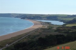 Torcross on Slapton Ley in Devon