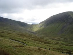 On the way to the Summit of Mount Snowdon, Llanberis, North Wales.