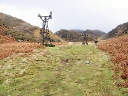 Mining Remains, Cwm Bychan, Beddgelert.