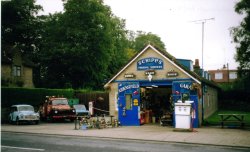 Goathland - Scripps Garage in the TV series 'Heartbeat'