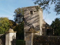 The village church, Glympton, Oxfordshire.