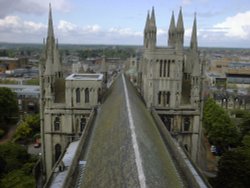 Peterborough from the Cathedral Roof